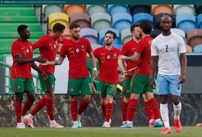 Timnas Portugal sukses meraih kemenangan atas timnas Israel dalam uji coba terakhir menjelang Euro 2020.