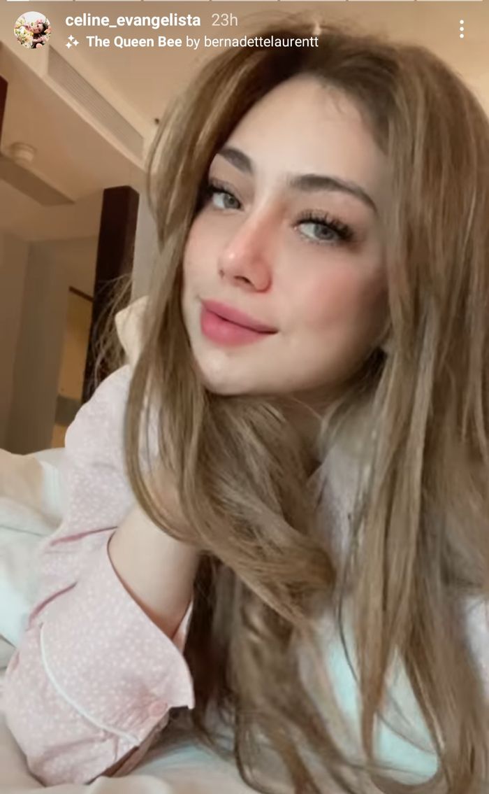 Potret natural Celine Evangelista