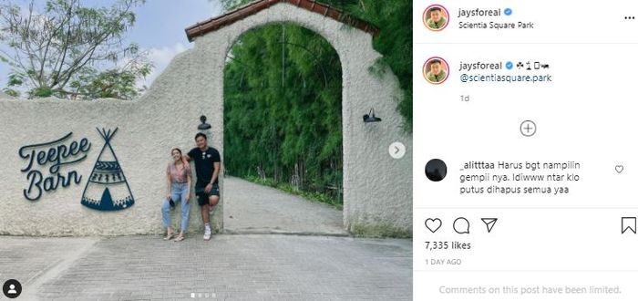 Wijaya Saputra pamer kemesraan dengan <a href='https://medan.tribunnews.com/tag/gisella-anastasia' title='Gisella Anastasia'>Gisella Anastasia</a>
