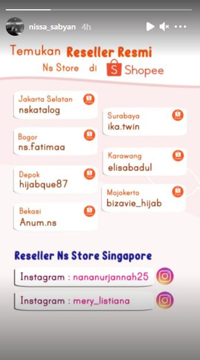 Instagram Nissa Sabyan