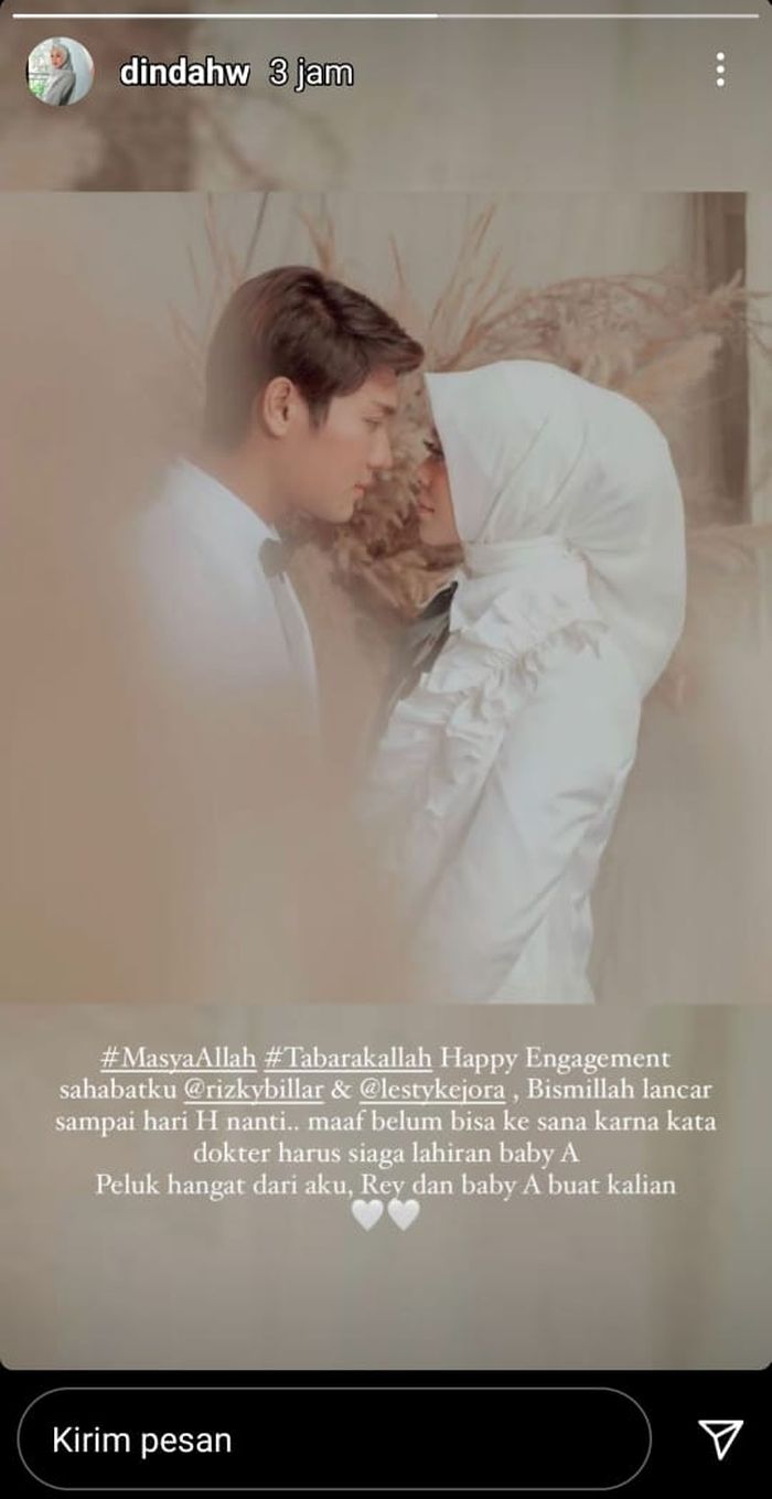 Postingan Dinda Hauw