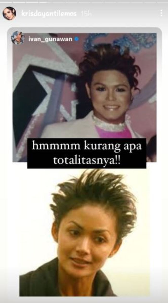 Paras jadul Krisdayanti, mirip Ivan Gunawan?