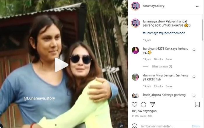 Postingan akun @lunamaya.story