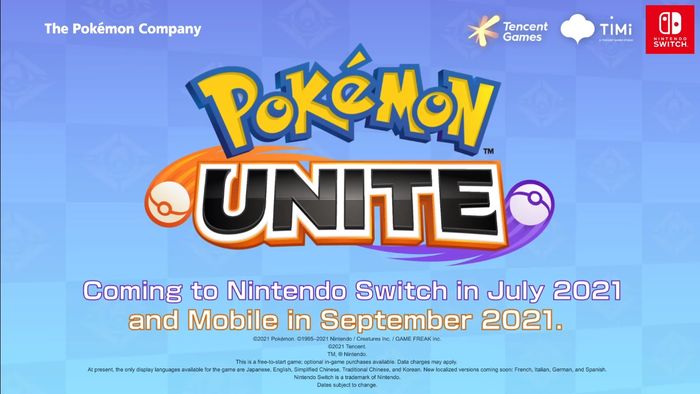 Jadwal Peluncuran Pokemon Unite