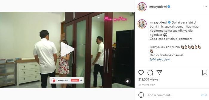 Potret kamar di rumah Ayu Dewi