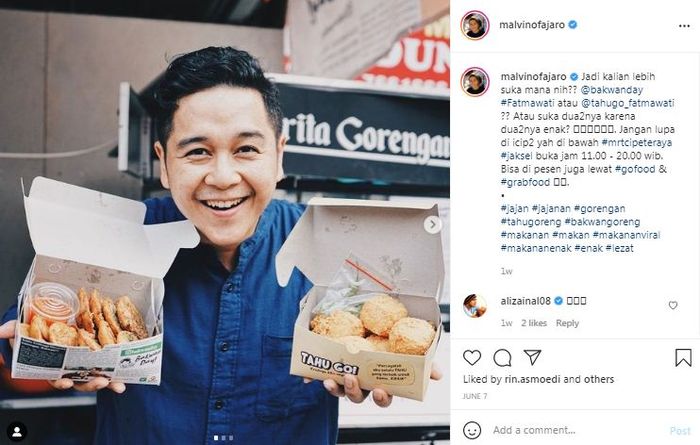 Kentang goreng untuk dijual oleh Malvino