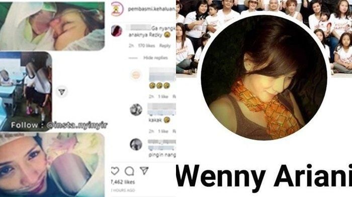 Wenny Ariani diduga wanita berinisial W yang mengaku hamil Rezky Aditya