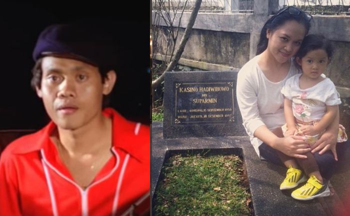 Kasino Warkop DKI dan putri tunggalnya, Hanna Kasino