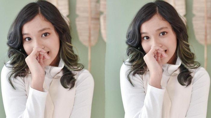 Potret cantik Shakiena yang sudah mulai berdandan