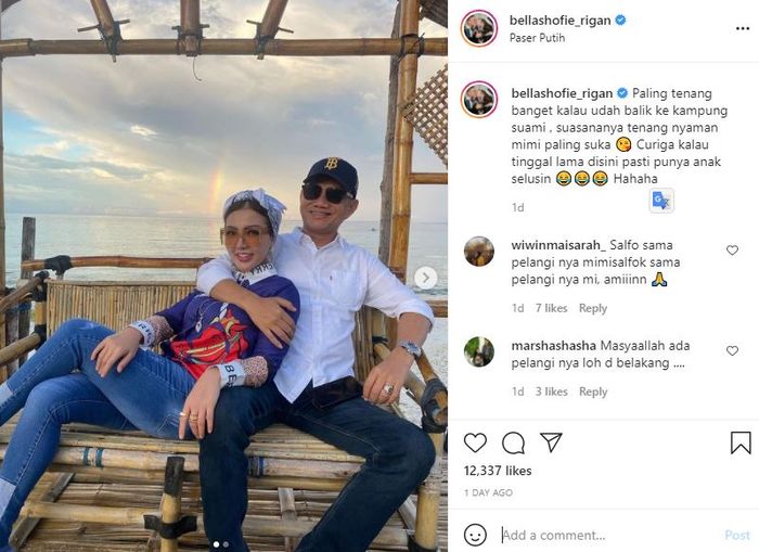 Liburan romantis ala <a href='https://medan.tribunnews.com/tag/bella-shofie' title='Bella&nbsp;Shofie'>Bella&nbsp;Shofie</a> dan <a href='https://medan.tribunnews.com/tag/daniel-rigan' title='Daniel&nbsp;Rigan'>Daniel&nbsp;Rigan</a>