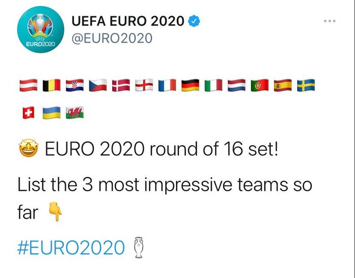 Babak 16 euro 2021
