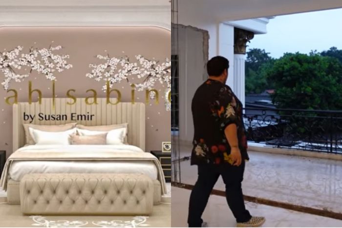 Kamar utama di rumah artis Ivan Gunawan.