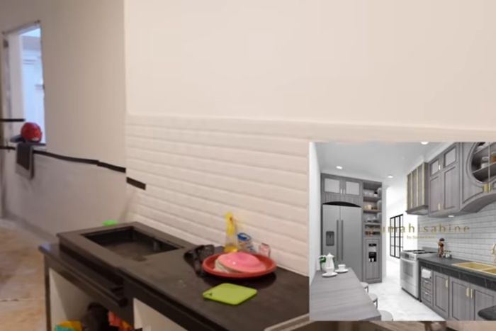 Dapur di rumah artis Ivan Gunawan.