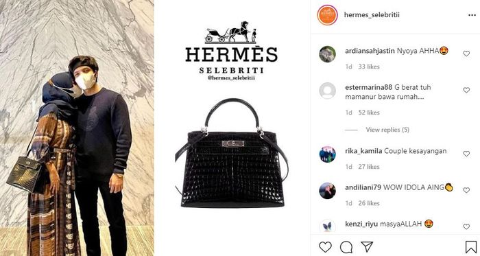 Komentar netizen melihat Aurel Hermansyah tenteng tas seharga rumah. 