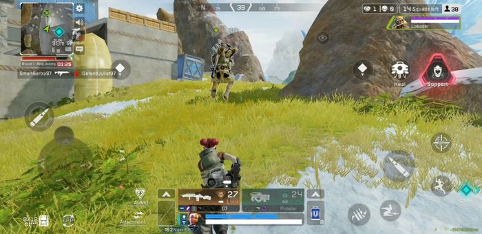 Gameplay Apex Legends Mobile.