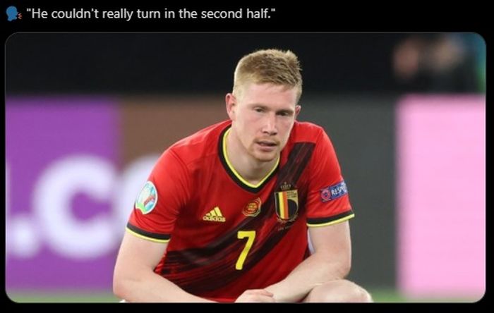 Gelandang timnas Belgia, Kevin de Bruyne.