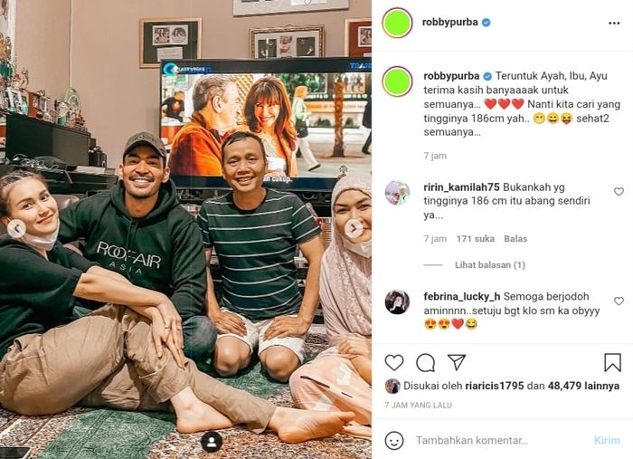 Ayu Ting Ting dan Robby Purba