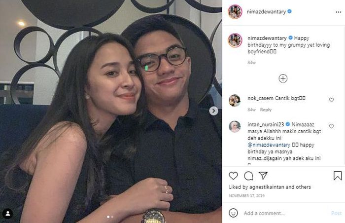 Nimaz Dewantary dan kekasih