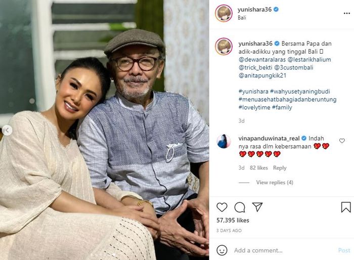 Sosok ayah Yuni Shara dan Krisdayanti