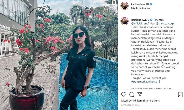 Adik <a href='https://manado.tribunnews.com/tag/sandra-dewi' title='Sandra Dewi'>Sandra Dewi</a>, <a href='https://manado.tribunnews.com/tag/kartika-dewi' title='Kartika Dewi'>Kartika Dewi</a>