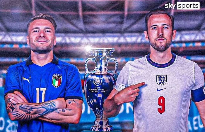 Striker timnas Italia, Ciro Immobile, akan berduel dengan striker timnas Inggris, Harry Kane, pada final EURO 2020.
