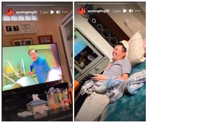 Ayu Ting Ting tertawa ngakak sebut aktor senior Woo Hyun mirip ayah Rozak