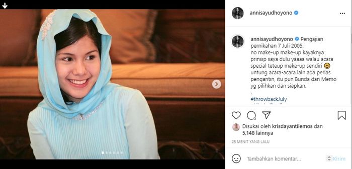Acara pengajian jelang pernikahan Annisa Pohan dan Agus Harimurti Yudhoyono