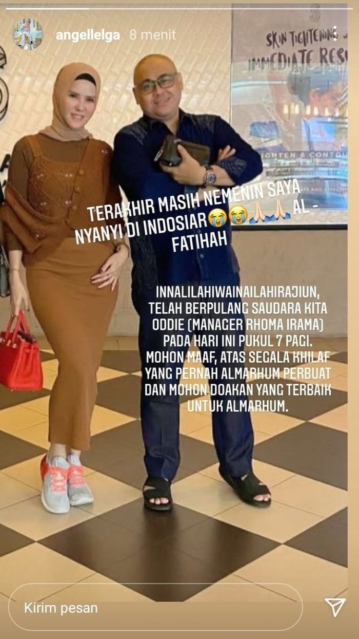 Angel Lelga membawa berita sedih