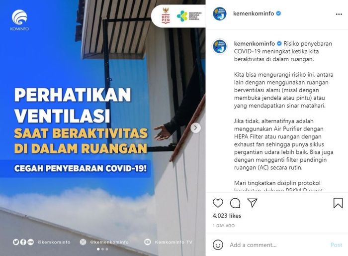 cara agar sirkulasi udara dalam rumah bisa lebih maksimal dan terhindar dari virus Covid-19