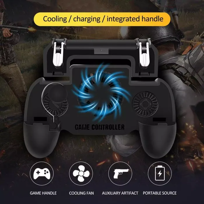 Gamepad with Fan and Power Bank features