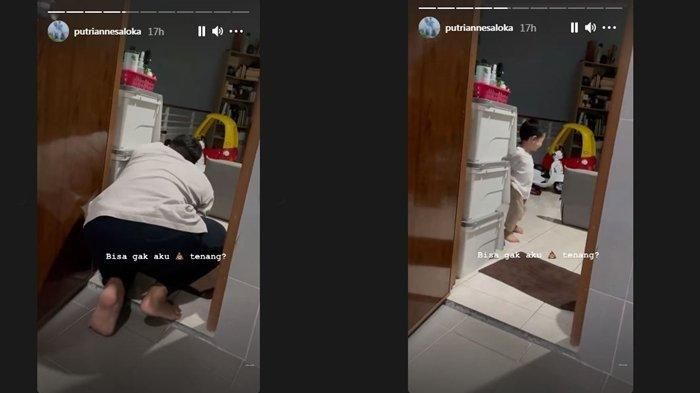 Arya Saloka dan anaknya