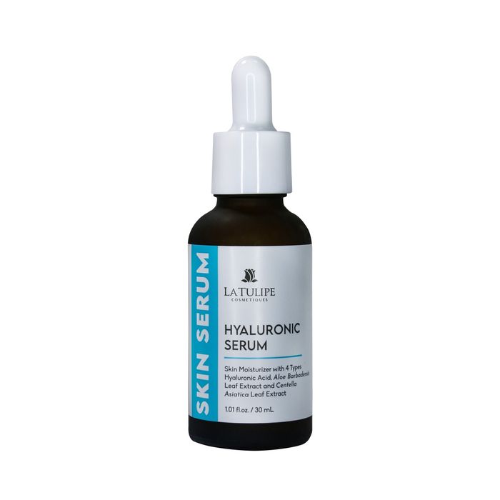Rekomendasi serum hyraluronic acid: La Tulipe Hyaluronic Acid Serum.