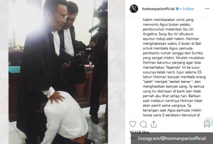 Unggahan <a href='https://manado.tribunnews.com/tag/hotman-paris' title='Hotman Paris'>Hotman Paris</a>