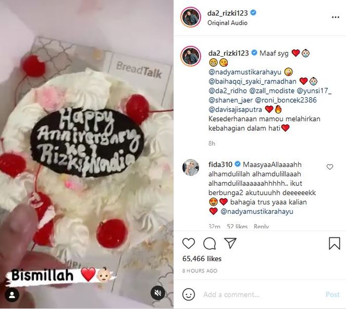 Postingan Rizki DA