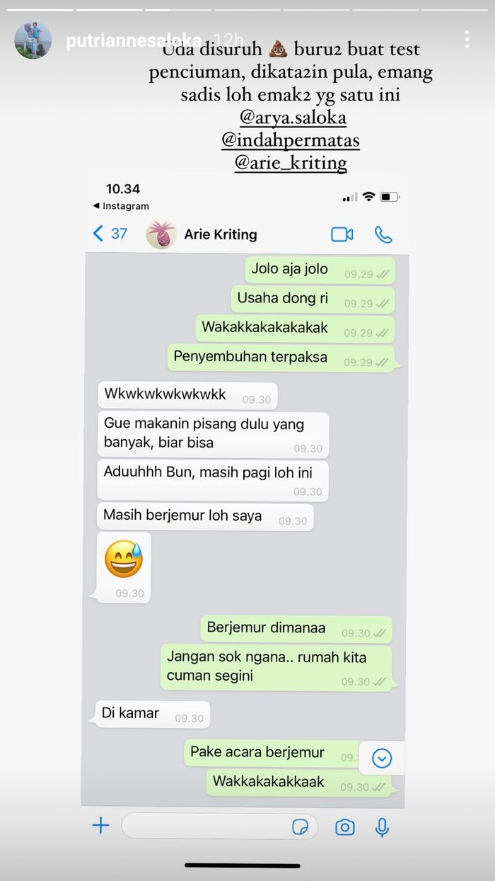 Curhatan Putri Anne.
