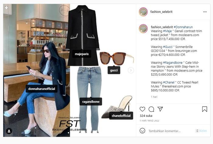 Harga Outfit Donna Harun