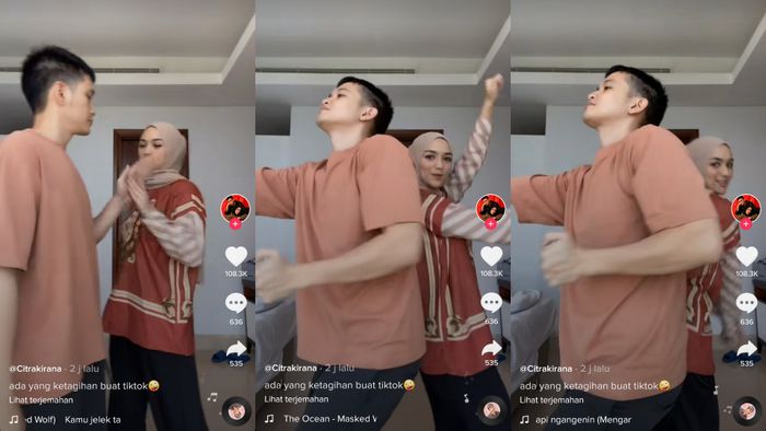 Keasikan <a href='https://jambi.tribunnews.com/tag/citra-kirana' title='Citra Kirana'>Citra Kirana</a> dan <a href='https://jambi.tribunnews.com/tag/rezky-aditya' title='Rezky Aditya'>Rezky Aditya</a> joget bareng