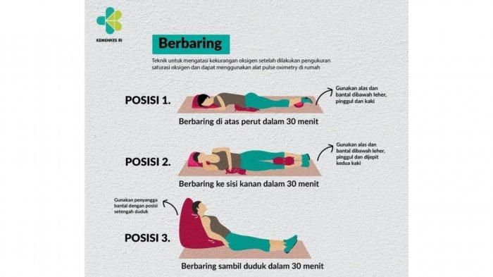 Posisi untuk meningkatkan saturasi oksigen