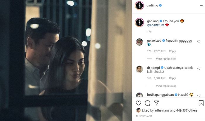 Gading Marten dan Ariel Tatum