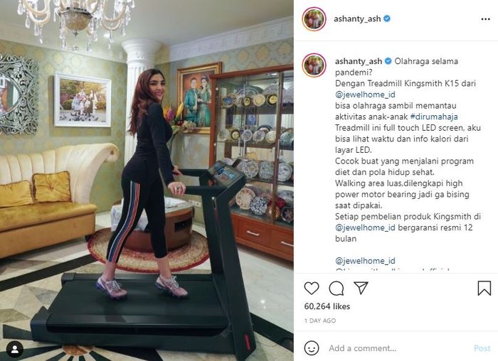 Intip ruang tamu di rumah artis Ashanty