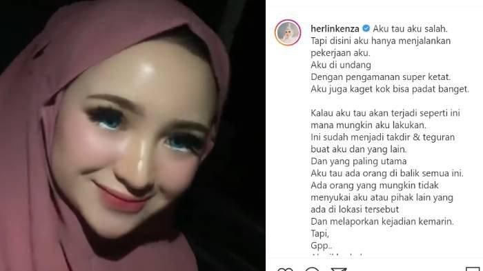 Herlin Kenza minta maaf dengan Imut