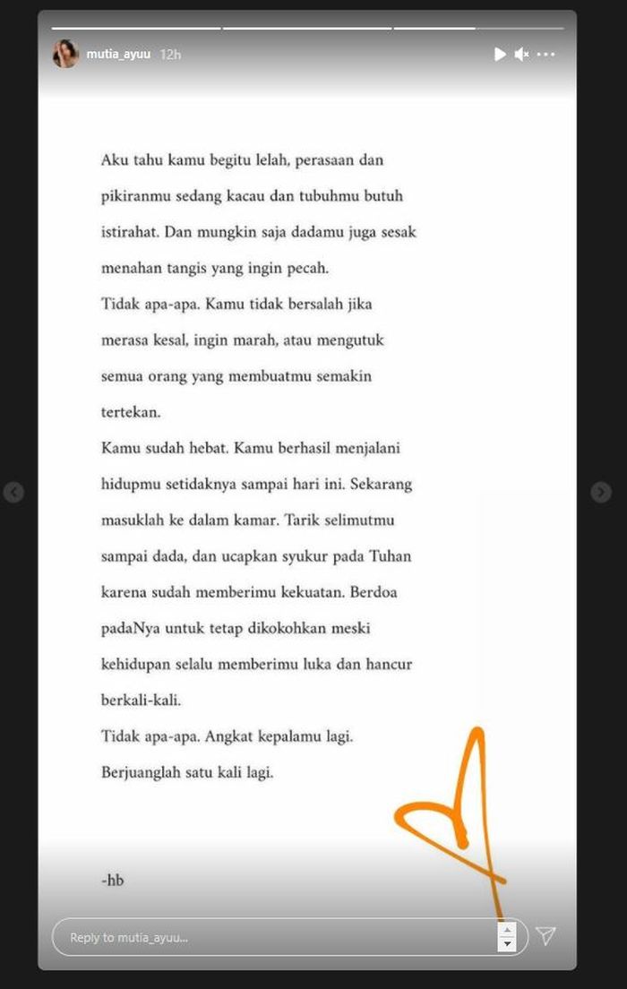 Keluh kesah <a href='https://medan.tribunnews.com/tag/mutia-ayu' title='Mutia&nbsp;Ayu'>Mutia&nbsp;Ayu</a> di media sosial