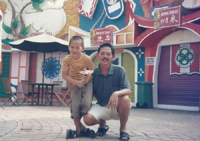 Kevin Sanjaya dan sang ayah