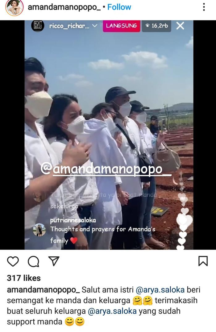 Putri Anne beri pesan untuk Amanda Manopo
