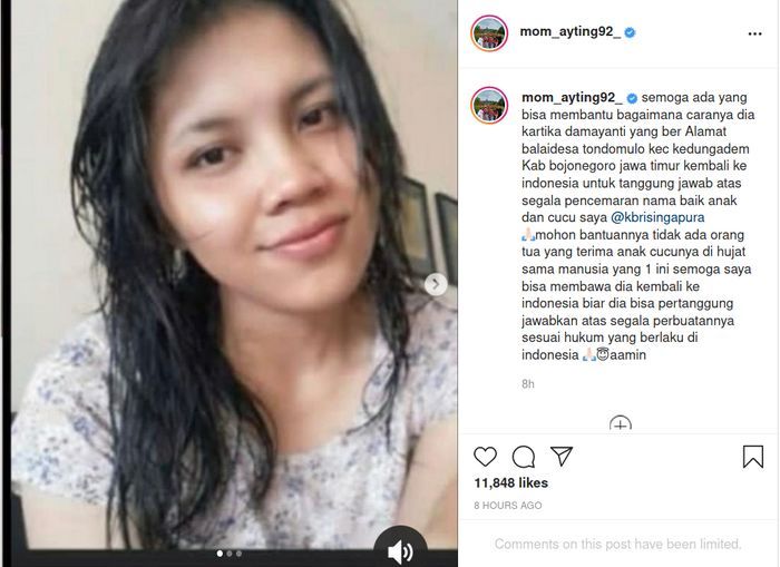 Umi Kalsum tak segan-segan membeberkan wajah menghina cucunya