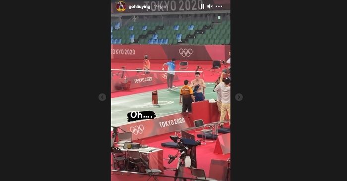 Instastory Goh Liu Ying.