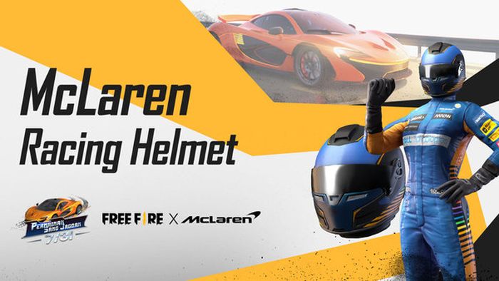 McLaren Racing Helmet Items in Free Fire