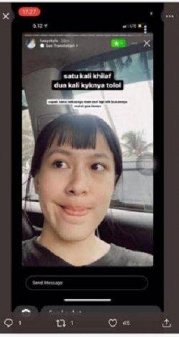 Unggahan Hasyakyla Utami