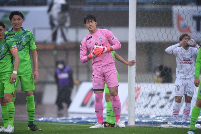 Kosei Tani, kiper timnas Jepang di Olimpiade Tokyo 2020.