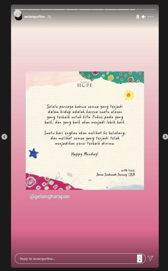 Dulu Kekeh Bercerai Dari Adilla Dimitri Kini Wulan Guritno Mendadak Galau Hingga Singgung Masa Lalu Yang Membuatnya Menjadi Versi Terbaik Ada Apa